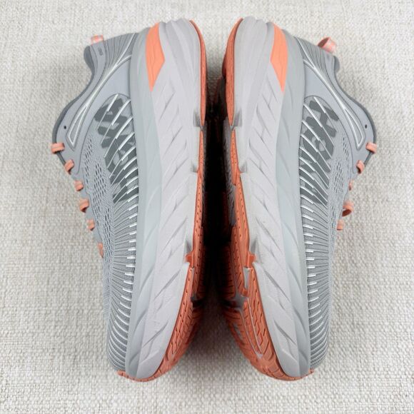 Hoka One One Bondi 7 Wide Running Shoes Women 10 D Harbor Mist Athletic Sneakers - Picture 9 of 15